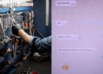 [Vídeo] Golpista entra em contato com oficina de Schroeder para aplicar golpe em cliente