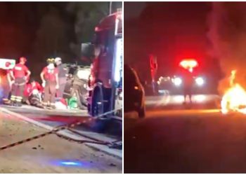 Polícia Científica tenta identificar familiares de vítima de acidente na BR-280 em Jaraguá do Sul