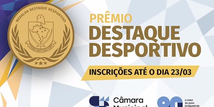 Seguem abertas as inscrições para o Prêmio Destaque Desportivo 2025 em Jaraguá do Sul