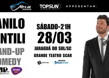 Jaraguá do Sul recebe Danilo Gentili Stand-up Comedy neste sábado (28)