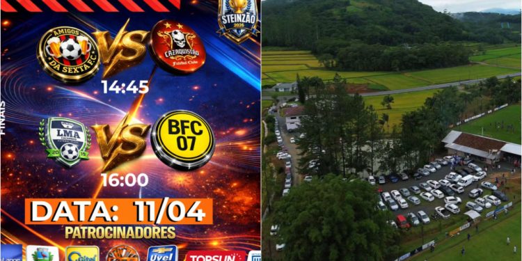 Final do Steinzão de Futebol Suiço será neste sábado (11) em Guaramirim