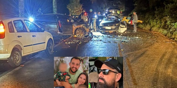 “Pais e filhos”: Identificadas as cinco vítimas fatais em grave acidente em SC