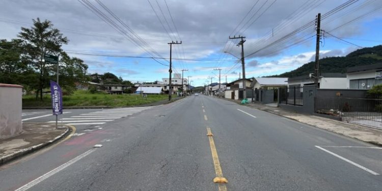 Prefeitura vai implantar rotatória de quadra no bairro Barra do Rio Cerro, em Jaraguá do Sul