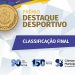 Definido os finalistas do Prêmio Destaque Desportivo de Jaraguá do Sul