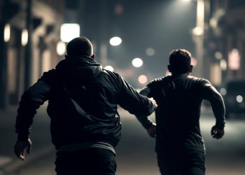 Homem encontra esposa com amante e corre atrás dele com facão em Jaraguá do Sul
