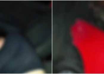 [Vídeo] Mulher fica gravemente ferida após bater carro contra poste em Jaraguá do Sul