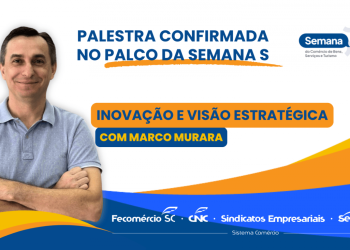 Jaraguá do Sul terá palestra gratuita sobre Inovação e Visão Estratégica nesta quinta-feira (14)