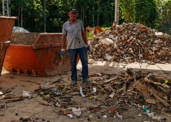 Da caçamba à reutilização: veja como a TranSpézia transforma entulho em novos materiais