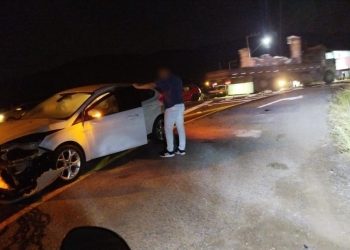 Homem fica em estado grave após acidente na SC-108, em Massaranduba