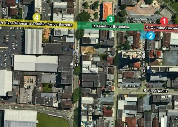 Ruas passarão por melhorias no Centro de Jaraguá do Sul e interdições serão feitas a partir de quarta (13)