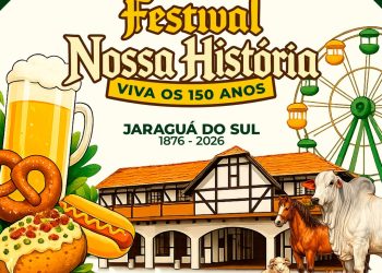 ‘Festival Nossa História’ celebra os 150 anos de Jaraguá do Sul com entrada gratuita; saiba quando