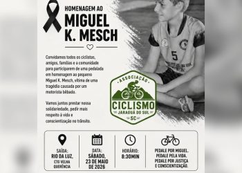 Ciclistas de Jaraguá do Sul organizam pedalada em homenagem a Miguel Mesch