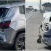 [Vídeo] Colisão entre van e Jeep deixa motorista ferida na BR-280 em Guaramirim