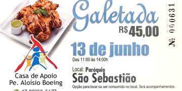 Casa de Apoio Padre Aloísio Boeing promove Galetada neste sábado em Jaraguá do Sul