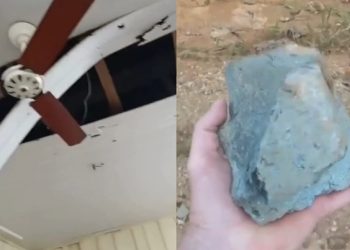 [Vídeo] Detonação espalha pedras, atinge casa e assusta moradores em Massaranduba