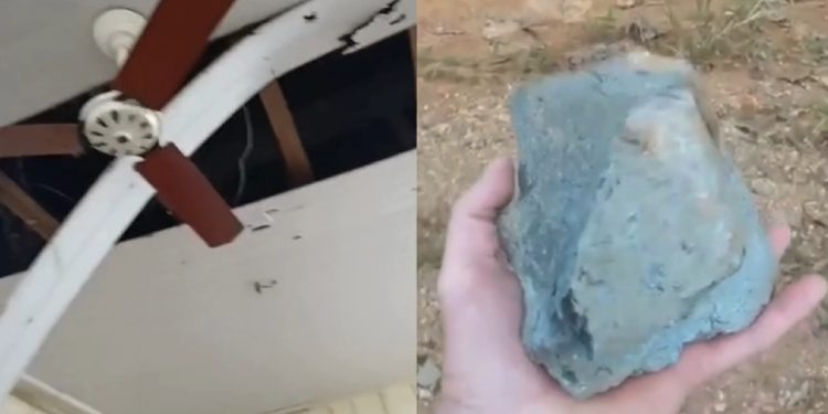 [Vídeo] Detonação espalha pedras, atinge casa e assusta moradores em Massaranduba