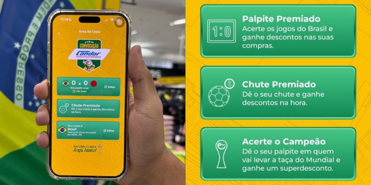 Condor lança experiência gamificada durante a Copa com ofertas liberadas em tempo real
