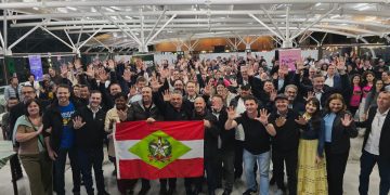 Encontro em Jaraguá do Sul marca a chegada de Antídio Lunelli ao projeto de João Rodrigues