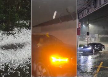 Granizo causa danos em mais de 50 casas em Guaramirim