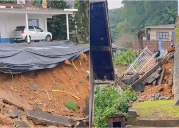 Prefeitura de Jaraguá do Sul calcula estragos após temporal com granizo