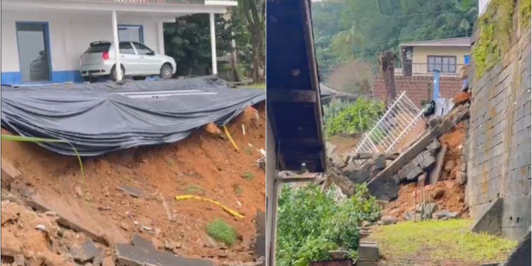 Prefeitura de Jaraguá do Sul calcula estragos após temporal com granizo