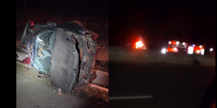 Homem foge da PM, capota carro e fica em estado grave em Guaramirim