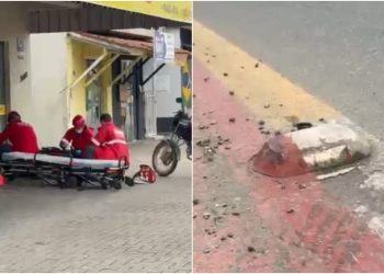 Motociclista de 30 anos cai ao passar por ‘tartarugas’ em Jaraguá do Sul