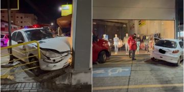 [Vídeo] Motorista passa mal e bate contra loja em Jaraguá do Sul