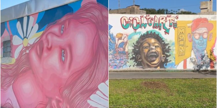 [Vídeo] Jaraguá do Sul ganha nova galeria de arte ao céu aberto