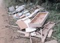 Descarte irregular de entulhos é identificado em Jaraguá do Sul