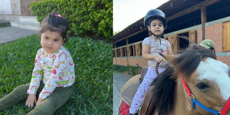 Mãe de menina com autismo severo faz campanha para custear tratamento e procura emprego em Jaraguá do Sul