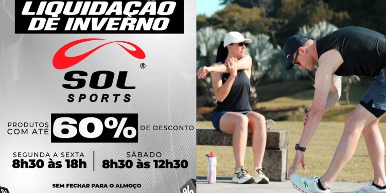 Liquidação de inverno da Sol Store entra na última semana com descontos de até 60% em Jaraguá do Sul