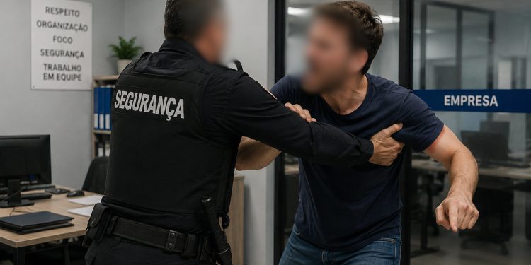 Homem é comunicado de demissão e causa confusão em empresa de Jaraguá do Sul
