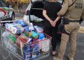 Mulher é presa em flagrante após furtar R$ 3.200 em produtos de supermercado em Jaraguá do Sul