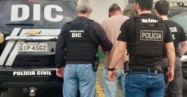 Polícia Civil prende homem condenado a mais de 36 anos por estupro de vulnerável em Jaraguá do Sul