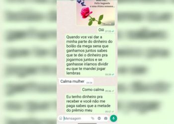 Mulher prova ter acordo verbal para dividir prêmio da Mega-Sena com ex, em Blumenau