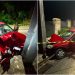 Motorista fica ferido após carro bater contra poste em Schroeder