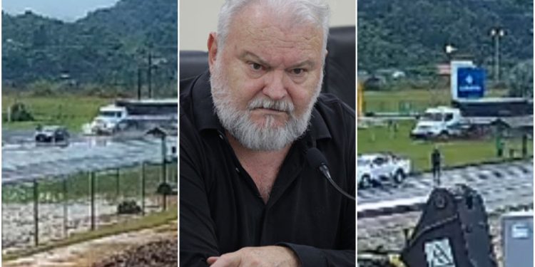 Vereador de Jaraguá do Sul cobra providências após quase acidente na BR-280