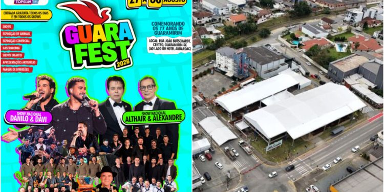 Guarafest começa hoje (27) em Guaramirim com quatro dias de programação gratuita