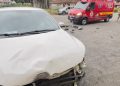 Motociclista fica ferido após acidente com carro em Schroeder