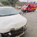 Motociclista fica ferido após acidente com carro em Schroeder