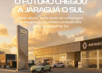 Concessionária Geely será inaugurada em Jaraguá do Sul neste sábado (15)
