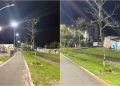 [Fotos] Caminho das Artes, em Jaraguá do Sul, recebe nova iluminação