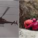 [Vídeo] Motociclista cai em valo e é socorrido com apoio de helicóptero em Massaranduba