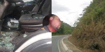 BR-280 terá bloqueios para detonação de rochas em trecho onde caminhoneiro foi atingido por pedra, em Corupá
