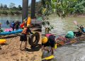 De pneus a portão: Ação retira 700 quilos de lixo dos rios de Jaraguá do Sul