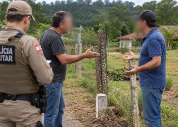 Vizinhos brigam por divisa de terreno e PM é acionada em Jaraguá do Sul