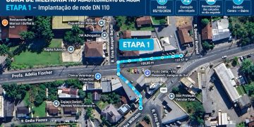 Samae inicia obra de melhoria no abastecimento de água em três ruas importantes de Jaraguá do Sul