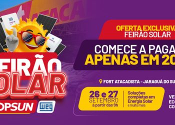 Feirão TopSun energia solar terá condição especial em Jaraguá do Sul