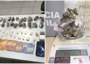 PM prende casal por tráfico de drogas em Massaranduba